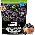 NUT CRAVINGS Dry Fruits - Dried Prunes Pitted Unsweetened, Dry Plums No Sugar Added (80oz - 5 LB) Packed Fresh in Resealable Bag - Sweet Snack, Healthy Food, Naturally Grown, Vegan, Kosher Certified