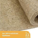 Kerbl Pet Hemp Rabbit Mat 40 x 100 x 1 cm Brown view 2