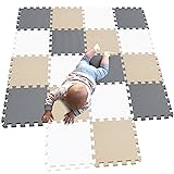 MQIAOHAM® 18 Pieces Puzzle Play Mats, Soft Baby