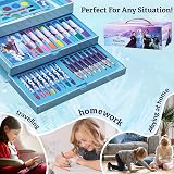 Disney Frozen Art Set for Girls with Pencils and Pens 40+ Pcs Case view 5