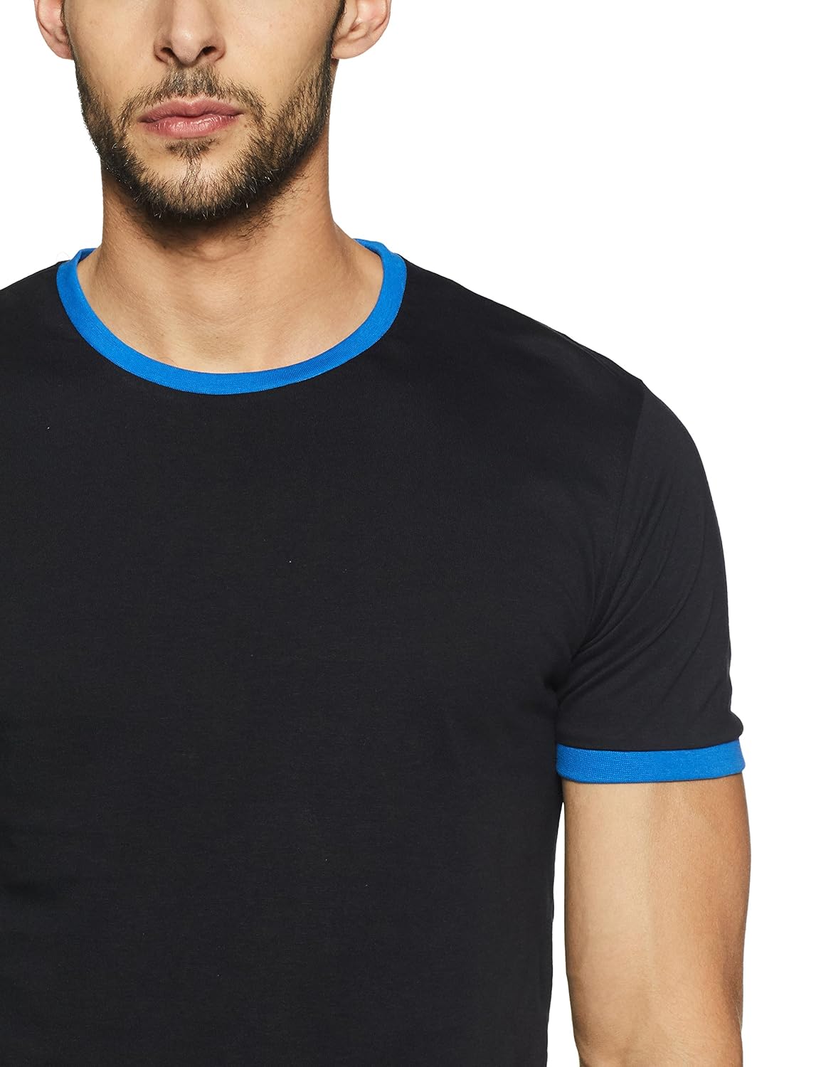 symbol amazon brand men's plain regular fit t-shirt