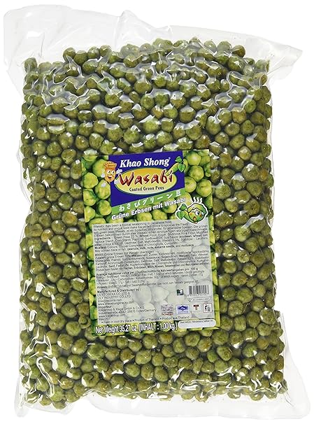 Grüne Erbsen mit Wasabi