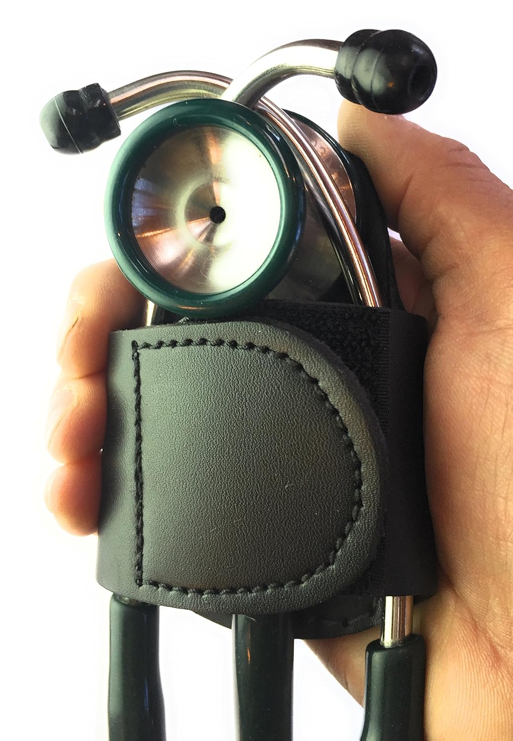 The BATCLIP (black) Premium leather handmade clipon