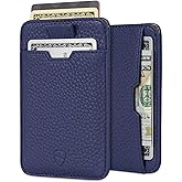 Vaultskin CHELSEA Mens RFID Blocking Slim Leather Card Wallet - Minimalist Front Pocket Cardholder