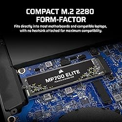 Corsair MP700 Elite 2TB PCIe 5.0 x4 NVMe M.2 SSD