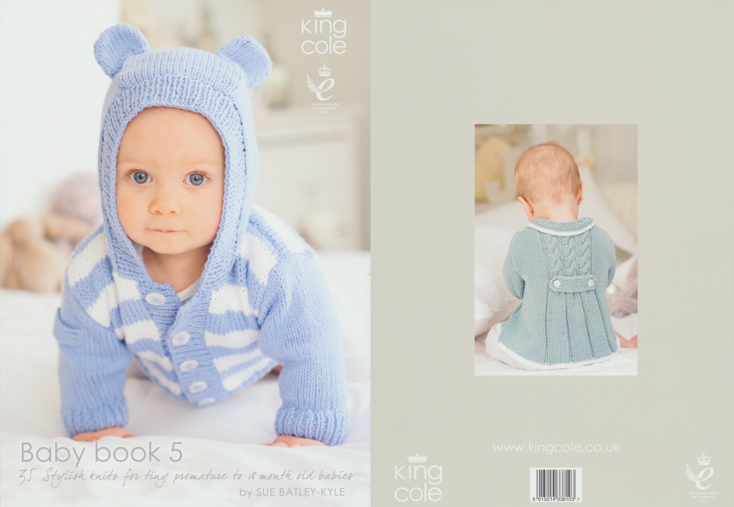King Cole Knitting Pattern Book - Baby Book 5 (Premature to 18 Months)