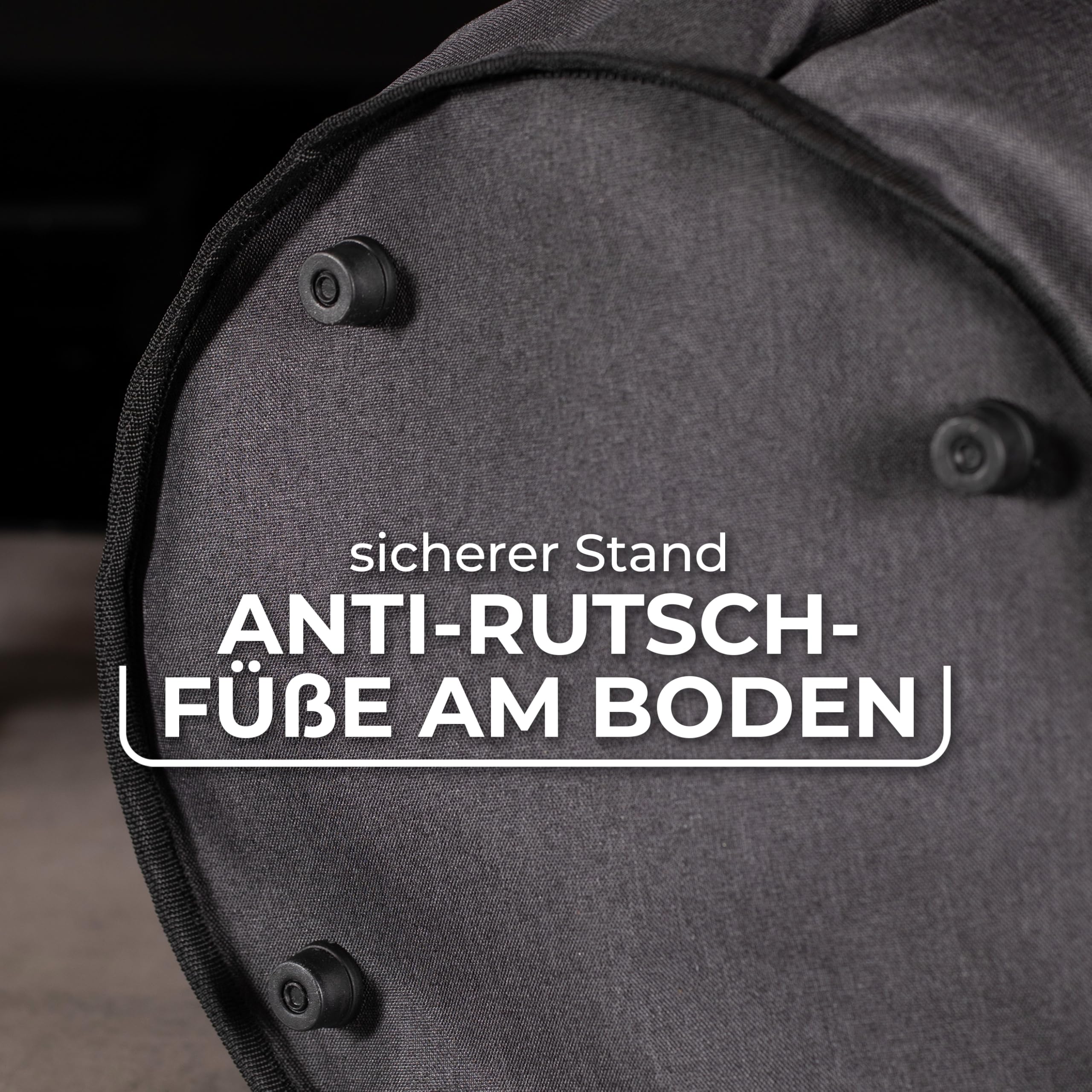 Vileda Cleaning Caddy - Faltbare Putztasche mit Griff und 6 Fächern - Reinigungsorganizer für Schwämme Bürsten Tücher Reinigungsmittel - Wasserfest reißfest hygienisch tragbar und platzsparend 3