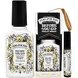 Poo-Pourri Before-You-Go Toilet Spray Set, 3 Piece Bathroom Deodorizer Includes 2-Ounce Original Scent In Gold Ornament Box , 4 -Ounce Original Scent, and Original Tester