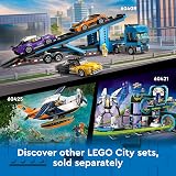 LEGO City Red Double-Decker Sightseeing Bus Toy 60407 with 5 Minifigures view 7