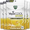 Vicks VapoCOOL SEVERE Medicated Sore Throat Drops, Fast-Acting Max Strength Relief, Soothes Sore Throat Caused by Cough, Powerful Vicks Vapors, Menthol, Honey Lemon Chill, 225 Total (5 Packs of 45)