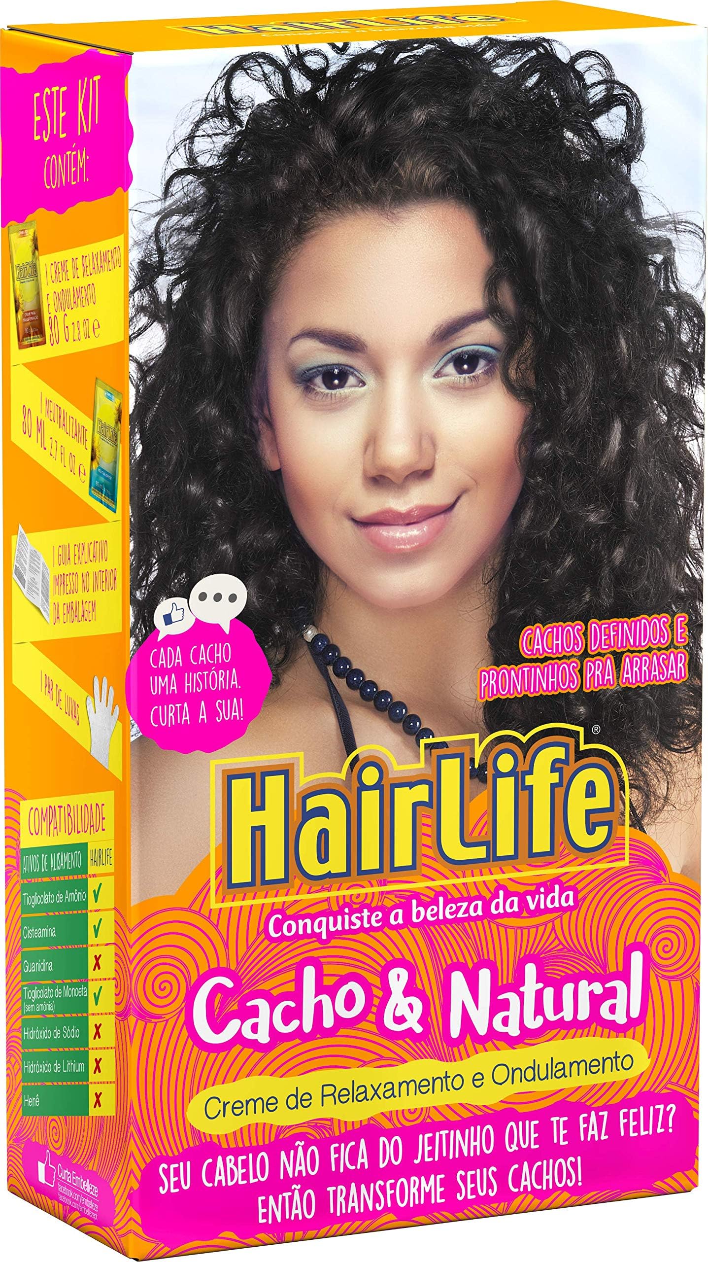 Hairlife by Embelleze Curly & Natural Relaxation and Curling Kit