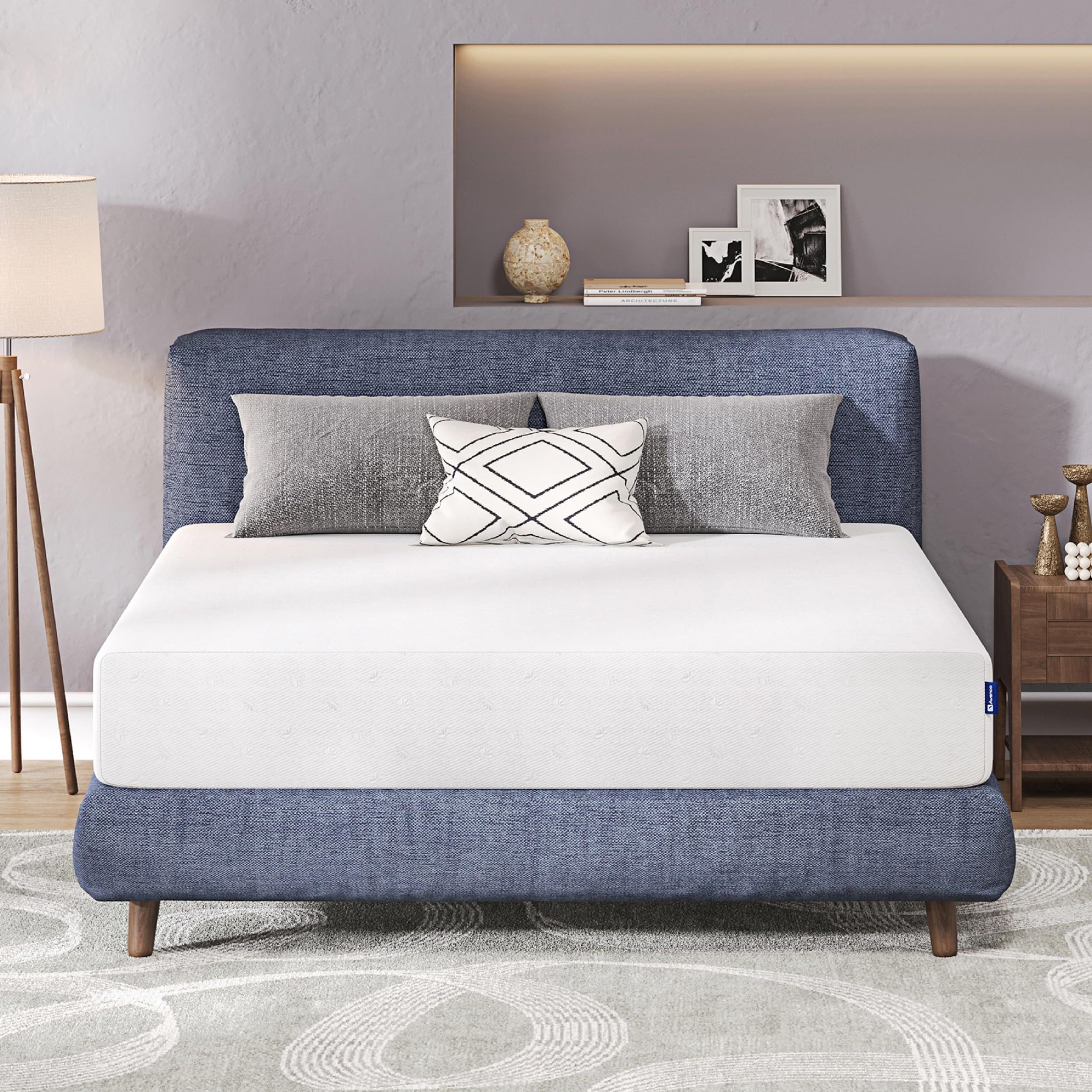 Photo 1 of **USED*MINOR DIRTY*Avenco King Mattress, 10 Inch King Size Memory Foam Mattress in a bag for Pain Relief & Comfort Sleep, CertiPUR-US Certified King Bed Mattress