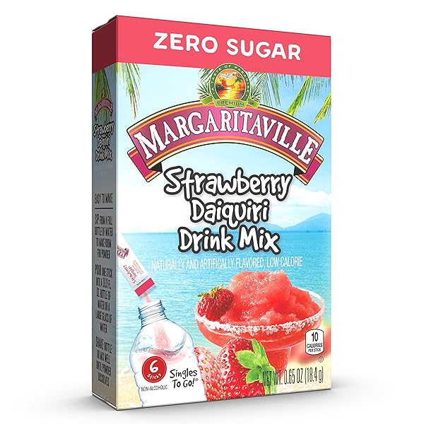 MARGARITAVILLE MARGARITA SINGLES TO GO – STRAWBERRY DAIQUIRI...