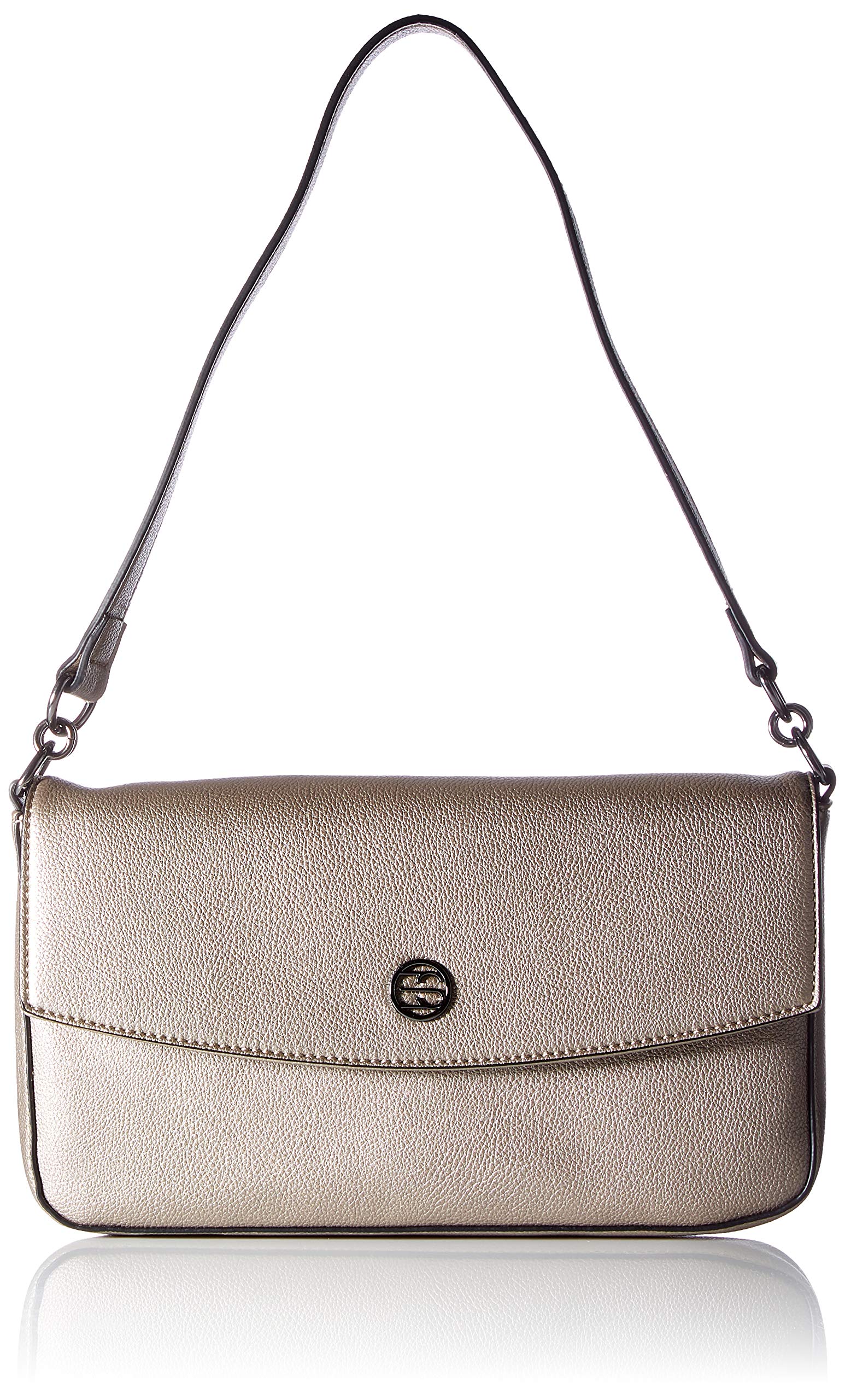 Esprit Accessoires Damen 110EA1O318 Umhängetasche, 015/GUNMETAL, 1SIZE