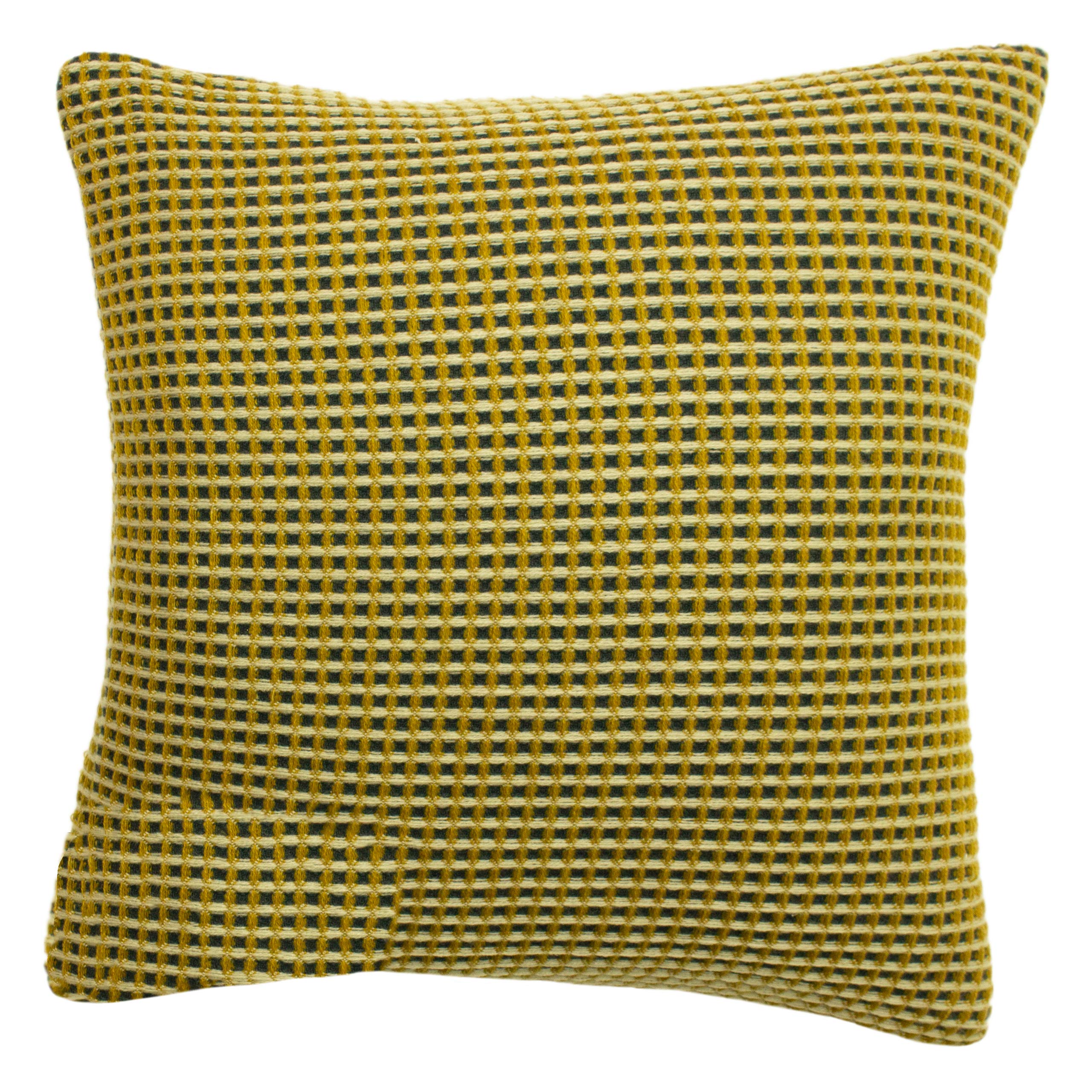 furn. Rowan Feather Filled Cushion, Ochre, 45 x 45cm