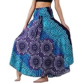 Long Skirts for Women Maxi Boho Skirt Floral Print