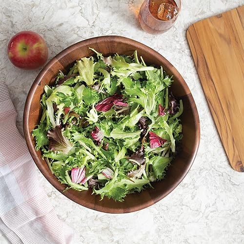 Lipper International Acacia 7-Salad Set in Oman Whizz Bowl Sets