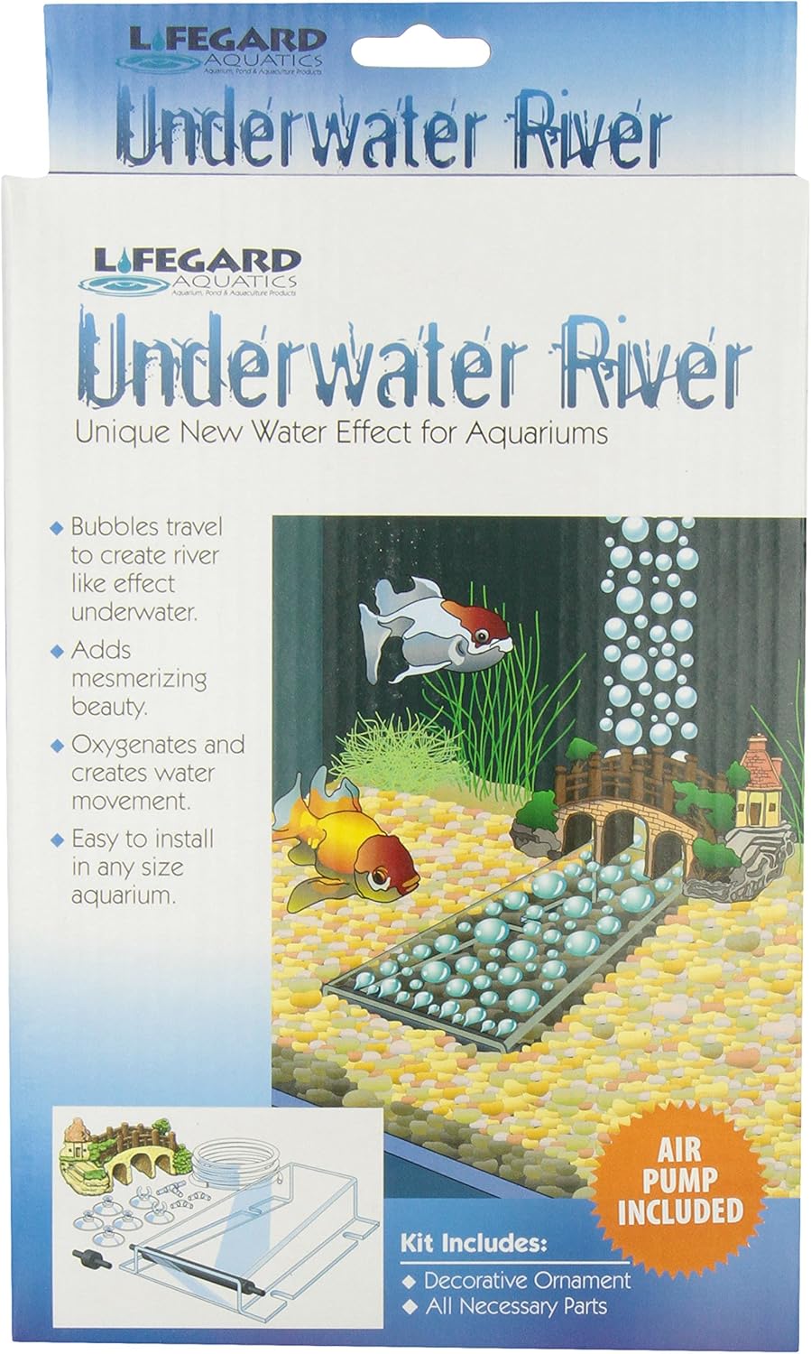 underwater river aquarium ornament