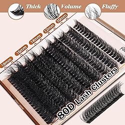 Focipeysa Eyelash Extension Kit, 200pcs 80D Mink