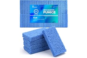 Maryton New Sharper Pumice, Professional Pedicure Tools Foot Scrubber Salon Disposable Pumice Stone Callus Remover for Feet, 40Pcs (Blue)