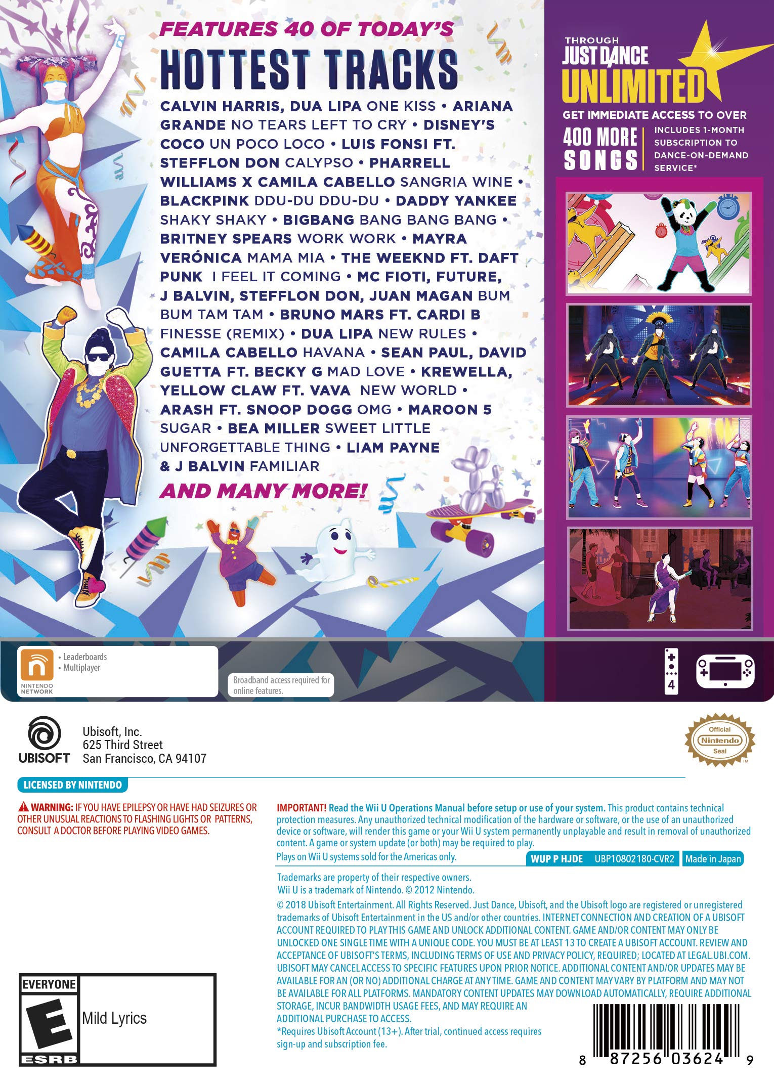 Just Dance 2019 - Wii U Standard Edition