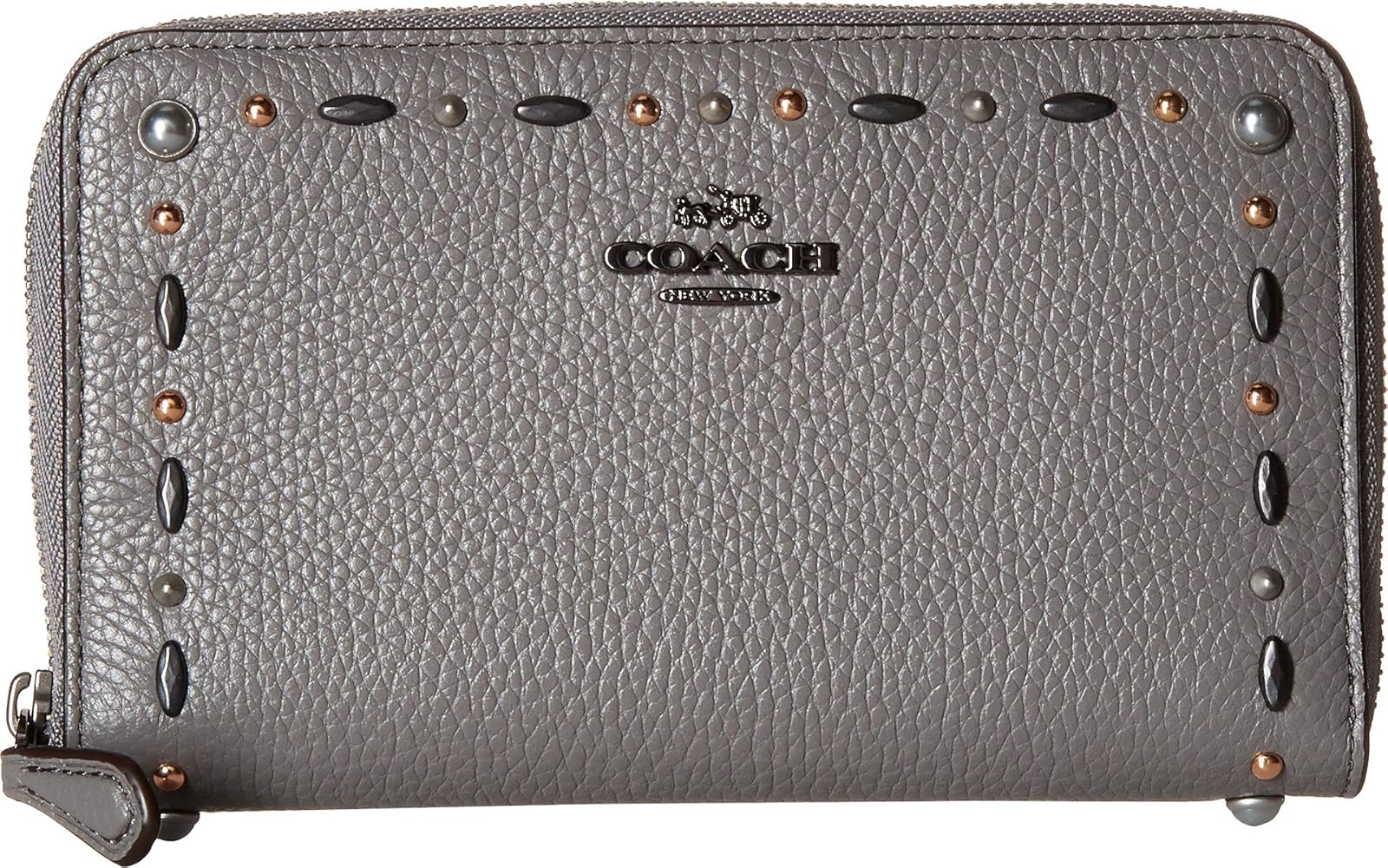 coach wallet gray