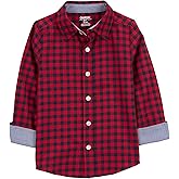 OshKosh B'Gosh Boys Long Sleeve Woven Buttonfront Shirt