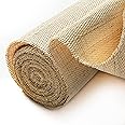 LUSYDECO 16" Width Natural Rattan Cane Webbing Roll 3 Feet Length Closed Weave Rattan Fabric Furniture Woven Rattan Sheets for Crafts Cane Weave Rattan Material Natural Chair Caning (3 FEET)