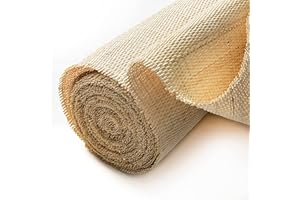 LUSYDECO 24" Width Natural Rattan Cane Webbing Roll 9 Feet Length Closed Weave Rattan Fabric Furniture Woven Rattan Sheets for Crafts Cane Weave Rattan Material Natural Chair Caning