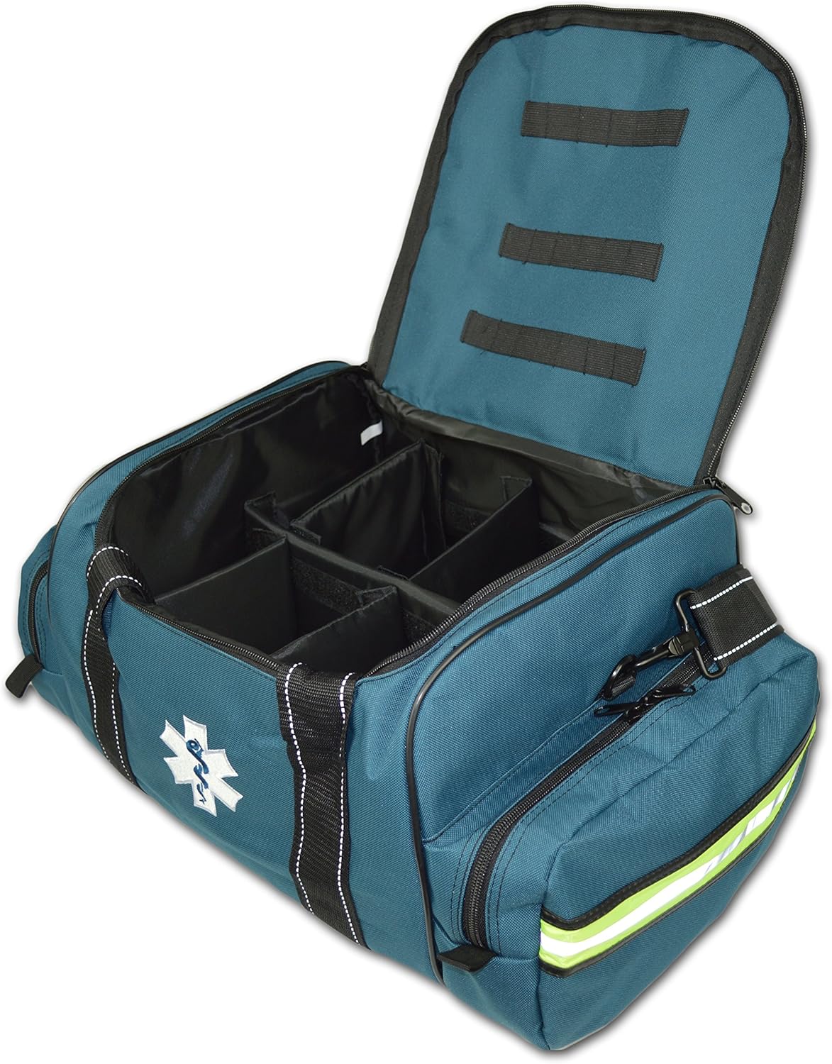 Lightning X Deluxe Stocked Large EMT First Aid Trauma Bag Fill Kit w/Emergency Medical Supplies (Navy Blue): Health & Personal Care