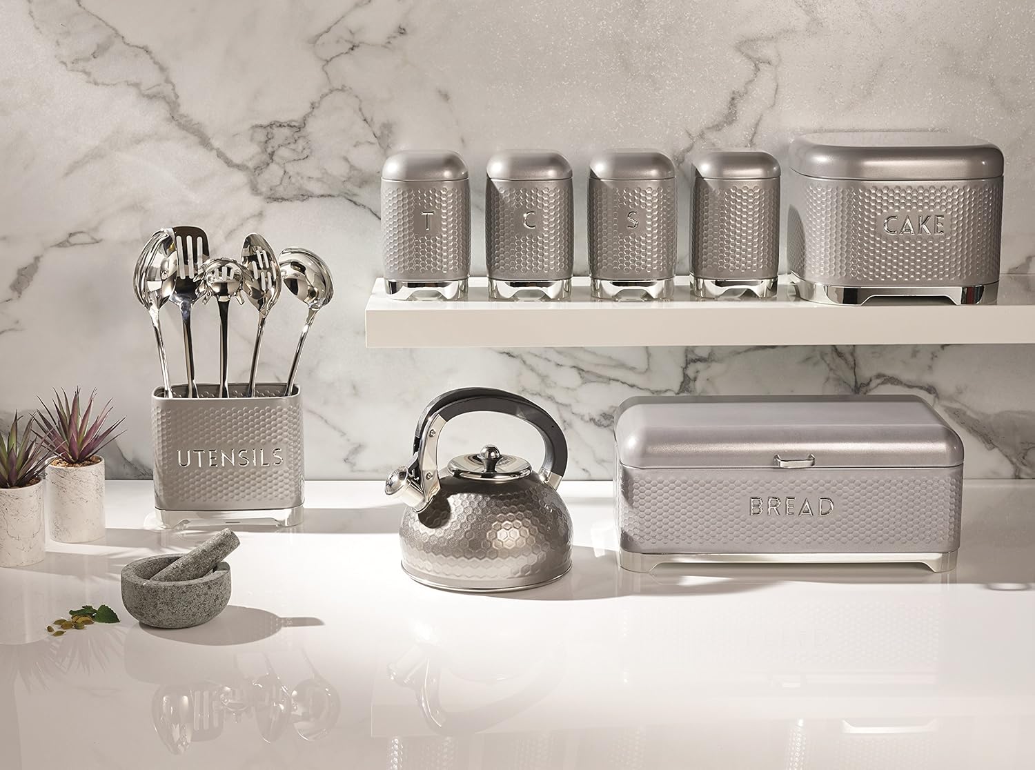 lovello tea coffee sugar grey