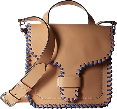 rebecca minkoff leather feed bag
