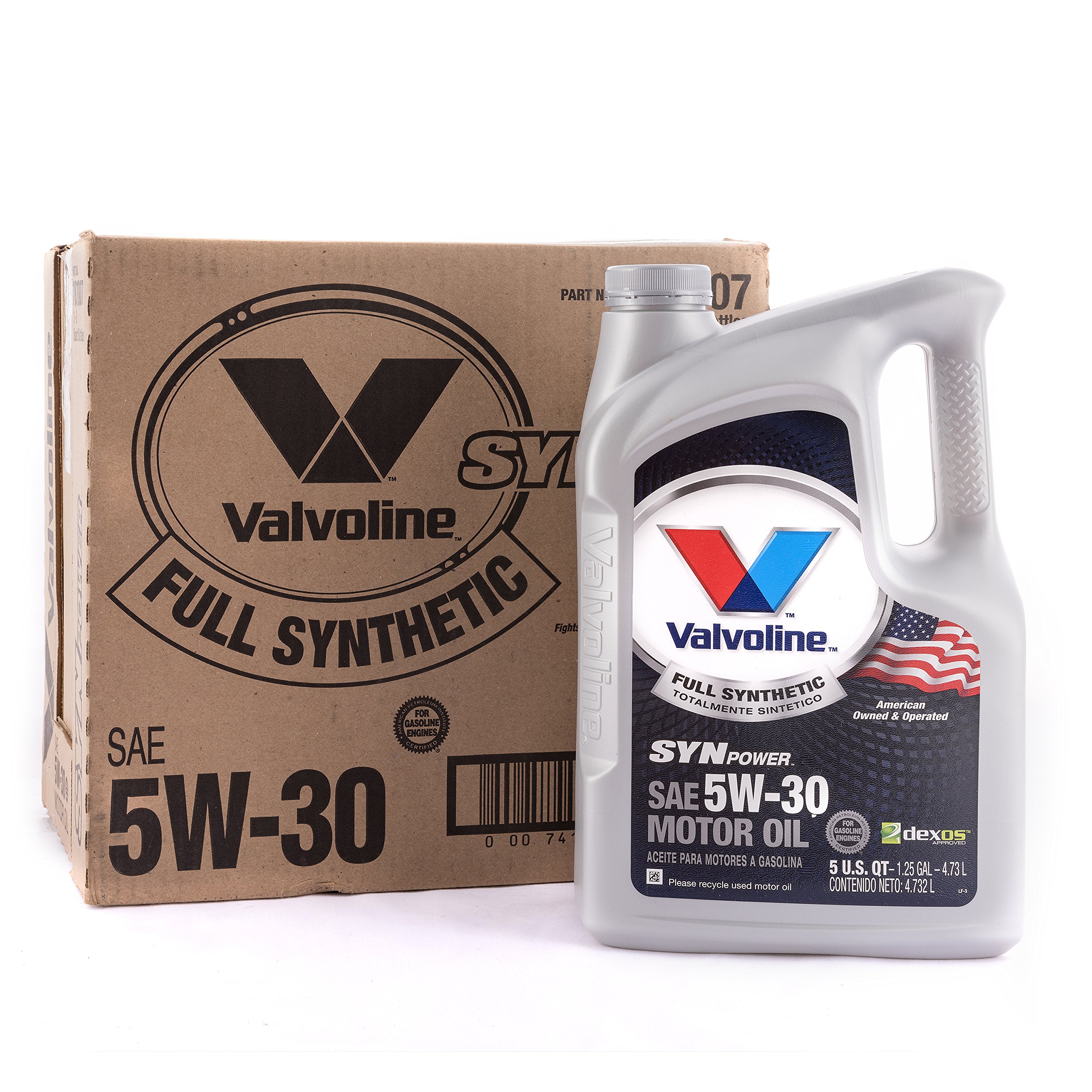 Photo 1 of ***only one***Valvoline SynPower 5W-30 Full Synthetic Motor Oil - 5qt (Case of 3) (787007-3PK)