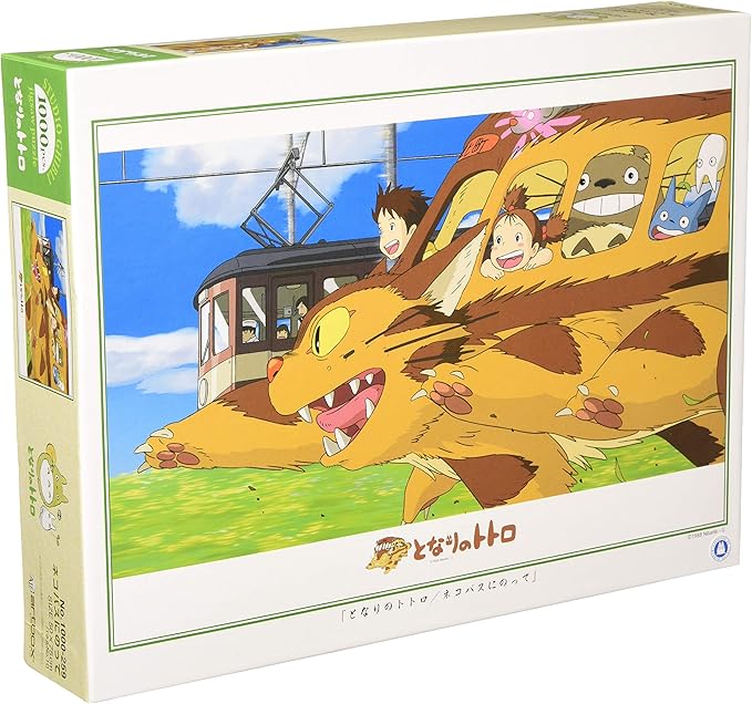 エンスカイ 1000ピース ジグソーパズル となりのトトロ ネコバスにのって 50x75cm おもちゃ おもちゃ Amazon