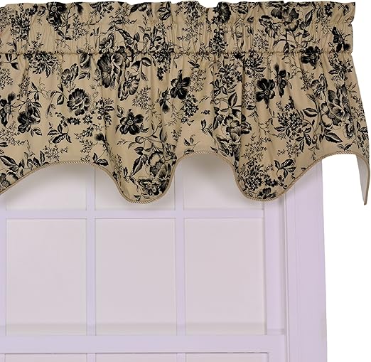 Amazon Com Ellis Curtain Palmer Floral Toile Lined Duchess Filler