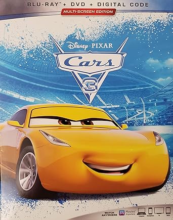 Amazon Com Cars 3 Blu Ray Dvd Digital Code 19 Movies Tv