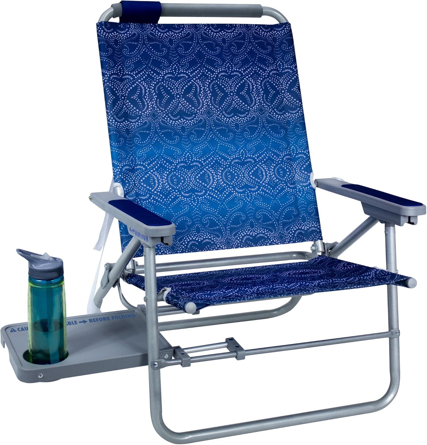 beach chair with side table