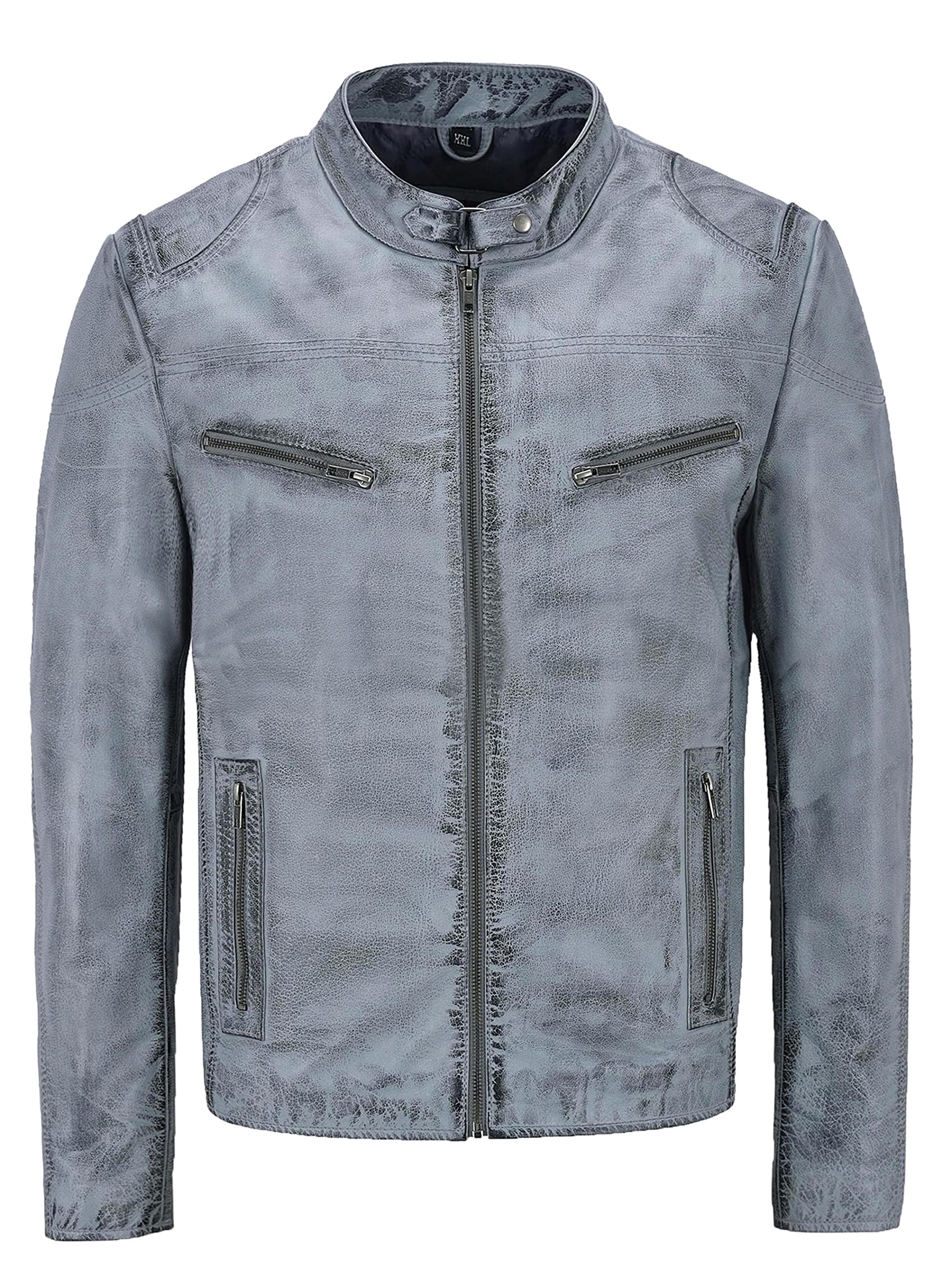 HANDSY Leather Jackets For Men - Leather Motorcycle