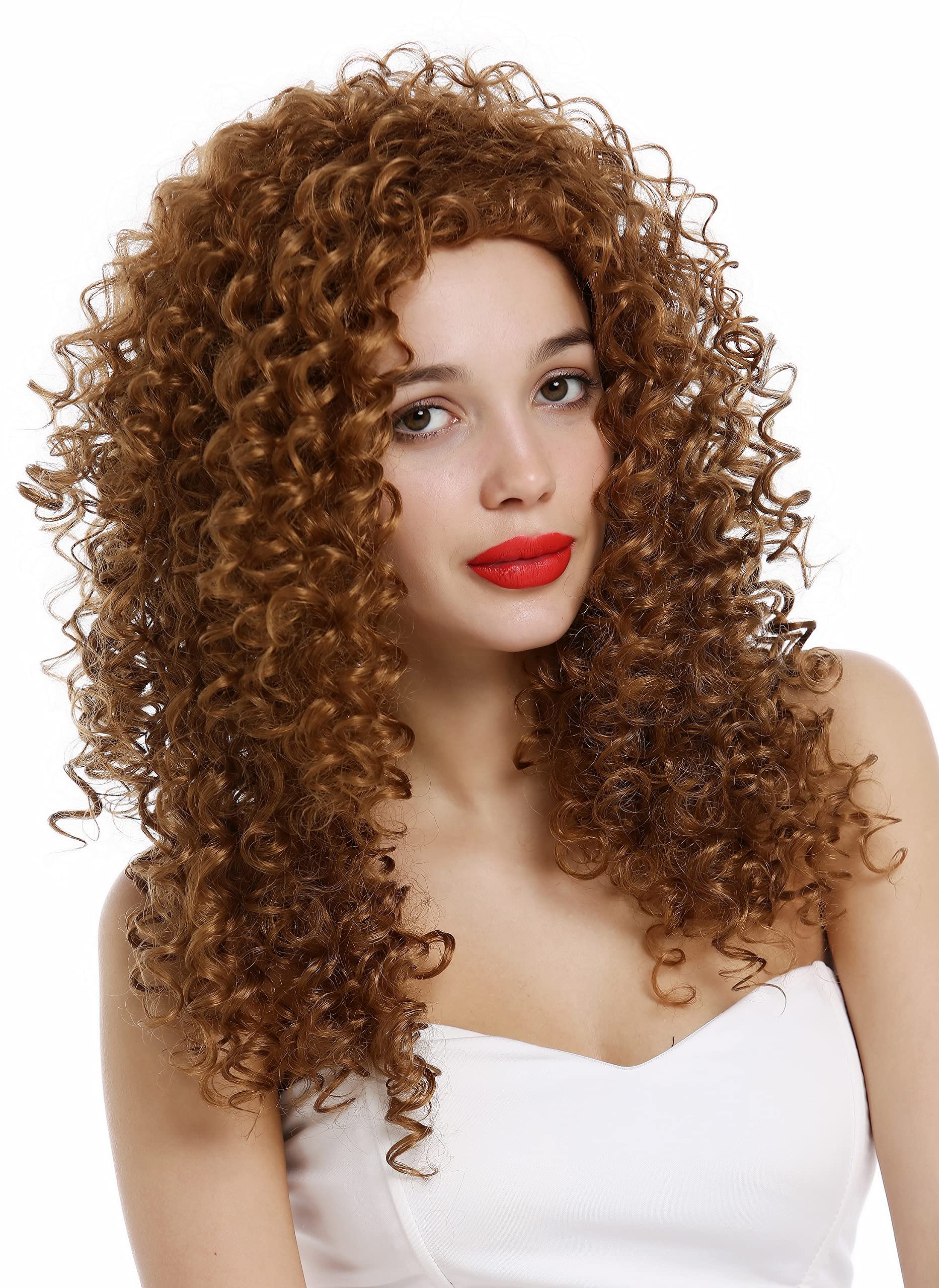 WIG ME UP - VK-35-27 Lady Wig long very curly voluminous curls curled strawberry blond