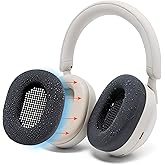 WC SweatZ XM5 - Patented Earpad Sweat Covers for Sony WH1000XM5 by Wicked Cushions | Full 360 Earpad Protection | Sweatproof & Easily Washable | Black