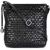 VILENCA HOLLAND Genuine Leather Crossbody Sling Bag for Women, Purse for Women Trendy Casual Office Bag with Adjustable Strap