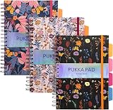 Pukka Pad Bloom B5 Project Book Pack of 3 – 200 Pages 80GSM view 1