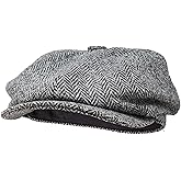 Borges & Scott Lomond Newsboy Cap - 100% Handwoven Wool - Harris Tweed - Water Resistant