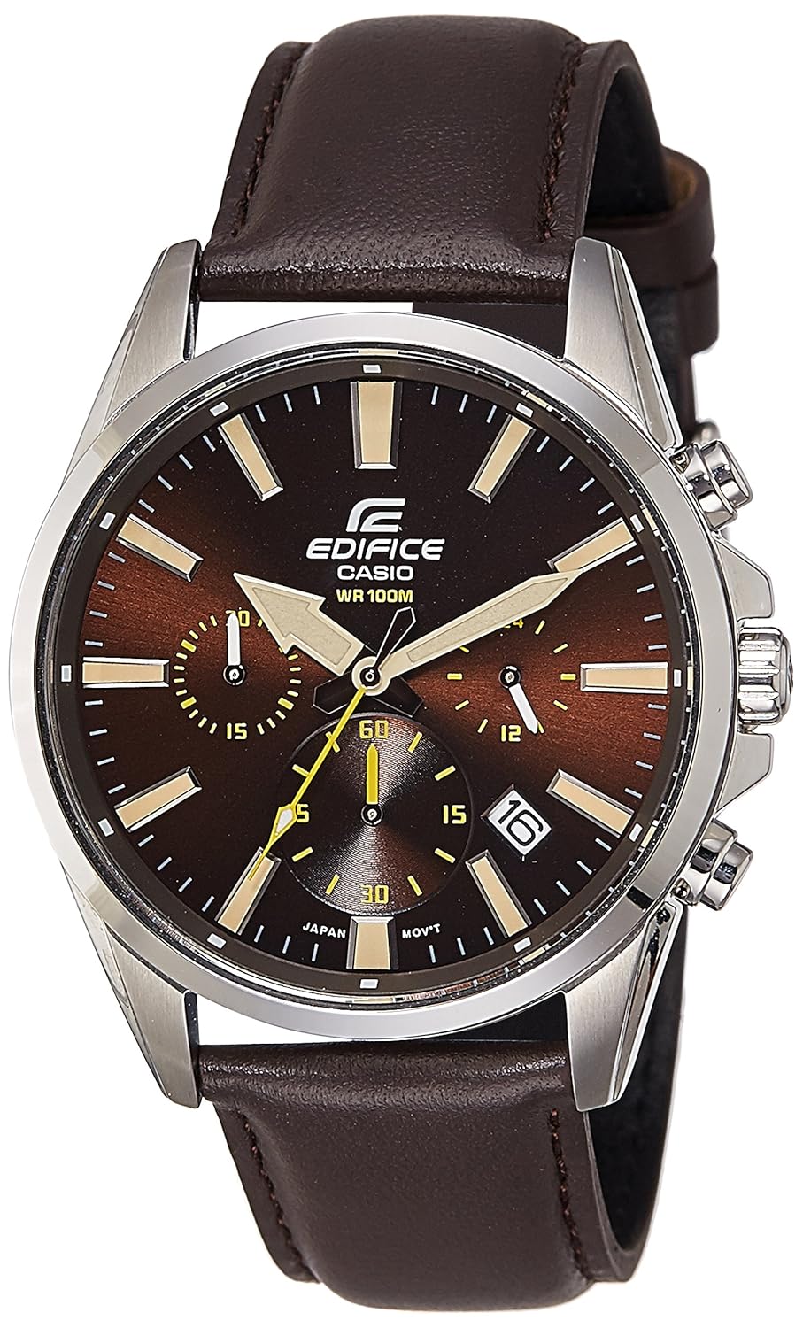 Buy Casio Edifice Analog Brown Dial Men's Watch - EFV-510L-5AVUDF (EX324)  Online at Low Prices in India - Amazon.in