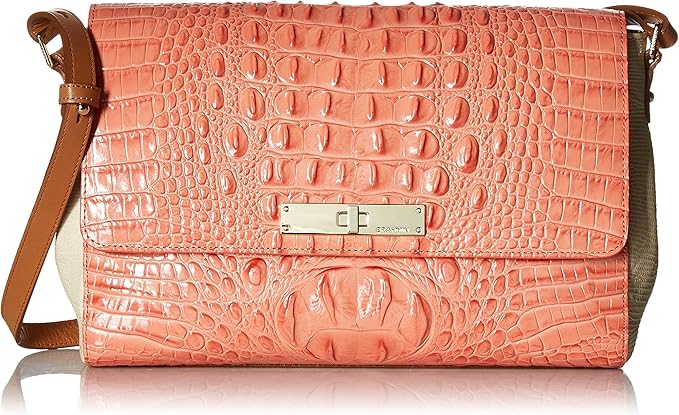 brahmin orange handbag