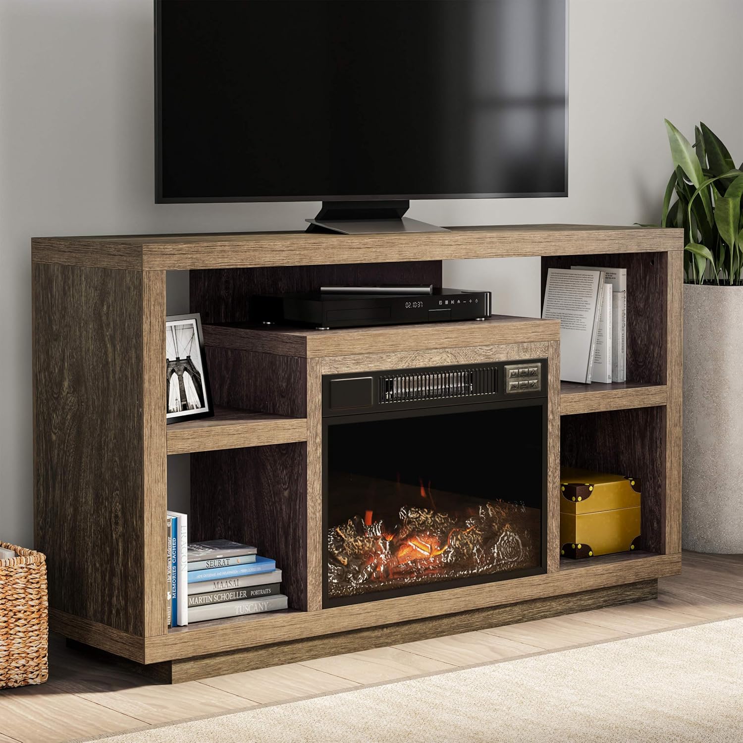 Best 48Inch Tv Fireplace Stand