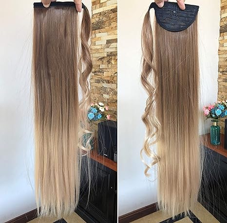Devalook Hair Extensions Straight Light Brown To Sandy Blonde 20