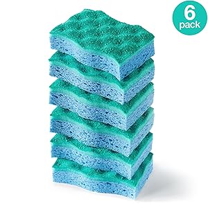 O-Cedar Multi-Use Scrunge Scrub Sponge (Pack of 6)