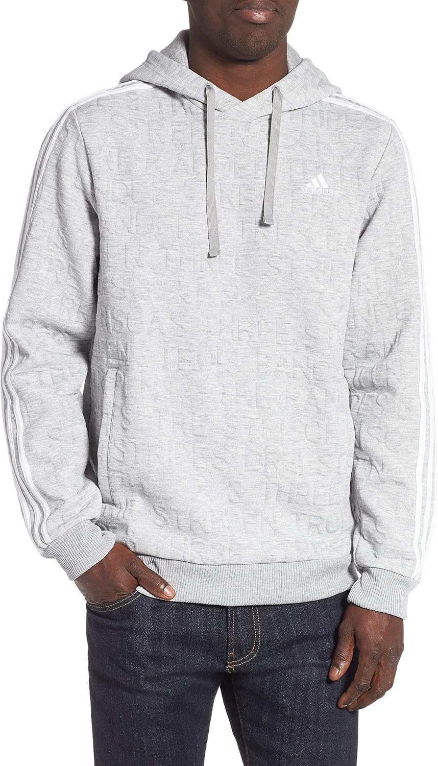 adidas badge of sport 3 stripe hooded tracksuit