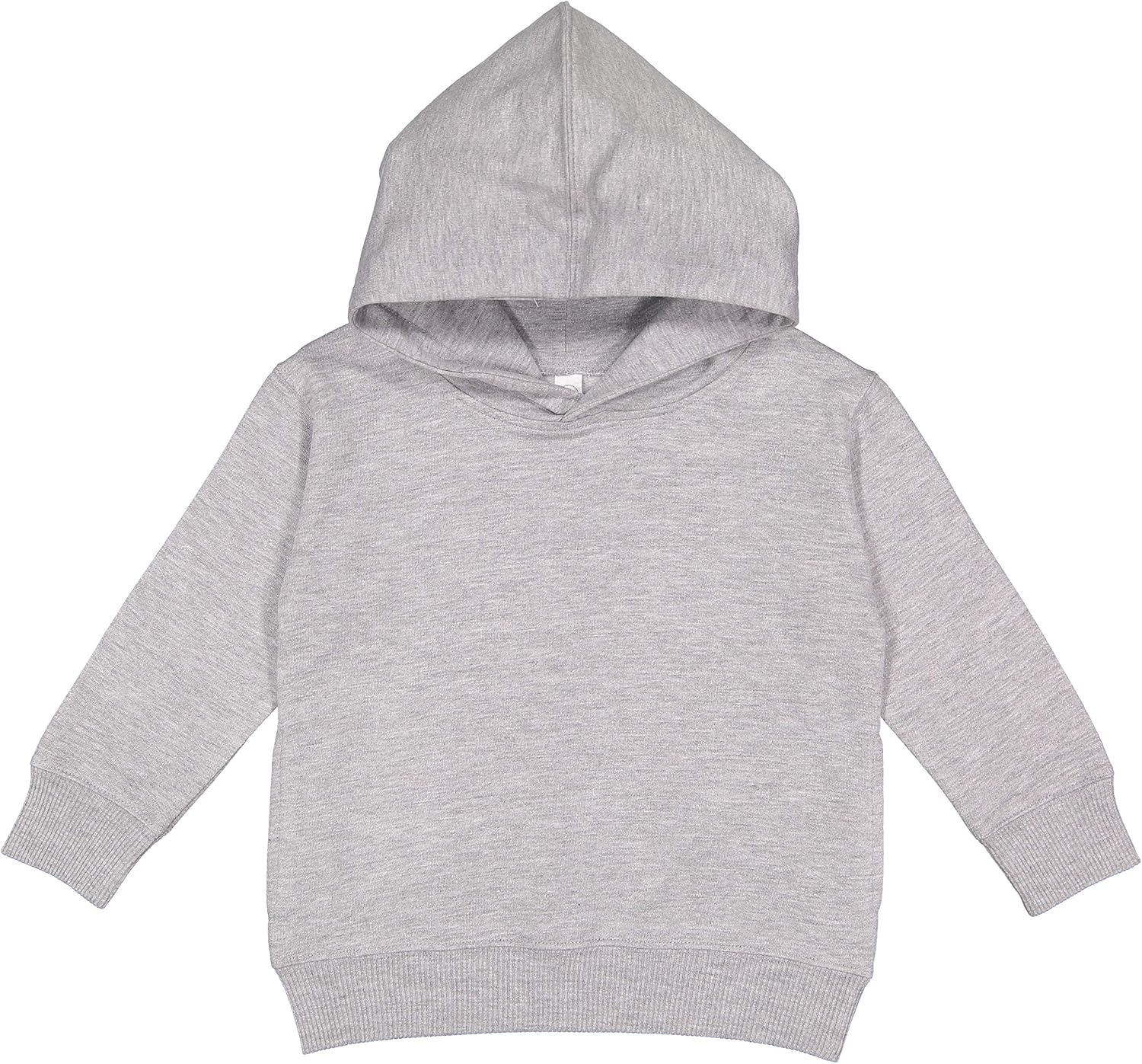 RABBIT SKINS Toddler Fleece Long Sleeve Hooded Pullover Sweatshirt with Side Seam Pockets: Rabbit Skins: Clothing